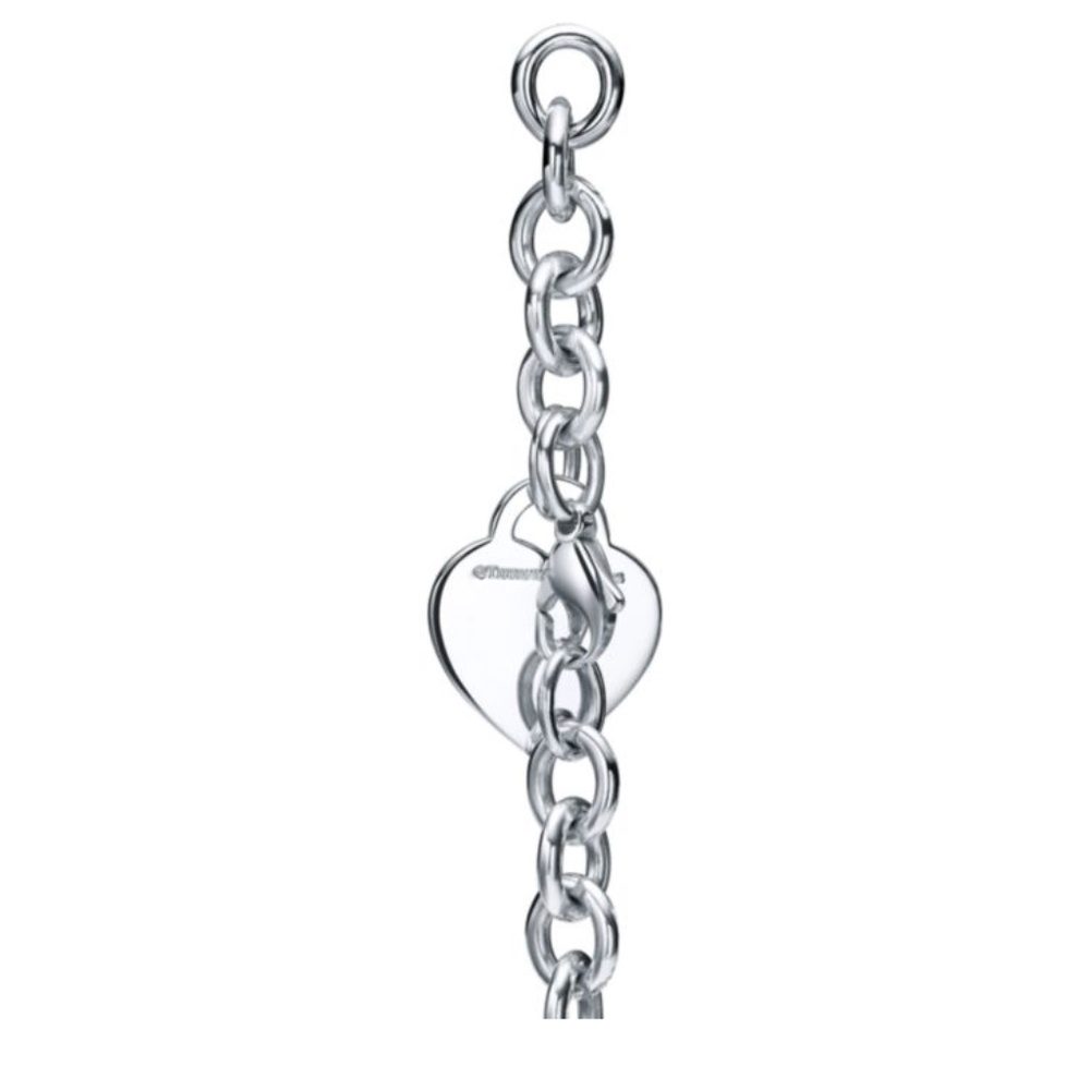 Authentic Tiffany Return to Tiffany Heart Charm Bracelet. - Picture 8 of 9